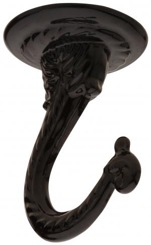 V154 2-1/4 SWAG HOOK BLK