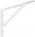 111BC 12 SHELF BRKT WHT