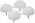 V1705 3/4 TACK BMP WHT