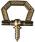 V2513 3/4 SCRW RING BRS