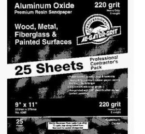 80C A/O SANDPAPER