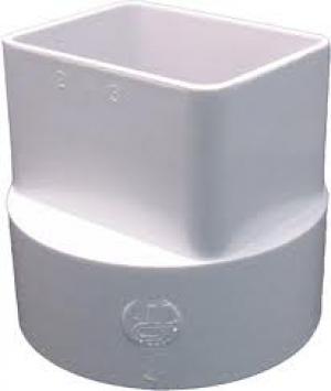3X4X4 DOWNSPOUT ADAPTER