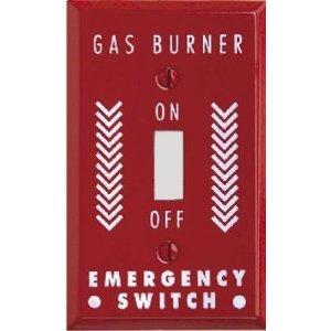 EMRG GAS 1TOG WALL PLATE