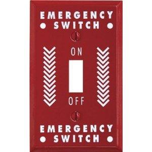 EMERGNCY 1TOG WALL PLATE