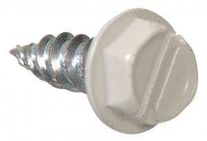Gttr/StvPipe Scrw 7X.5 White