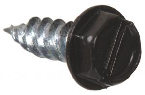 Gttr/StvPipe Scrw 7X.5 Brown