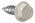 Gttr/StvPipe Scrw 7X.5 White