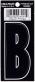 3 DIE CUT BLACK VINYL "B"