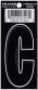 3 DIE CUT BLACK VINYL "C"