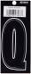 3 DIE CUT BLACK VINYL "Q"