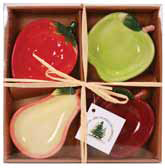 Assorted Fruit Bowls Set/4