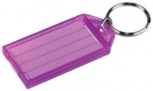Plastic ID Tag with Split Ring