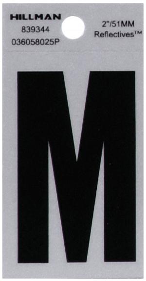 2 B/S REFLEC MYLAR "M"