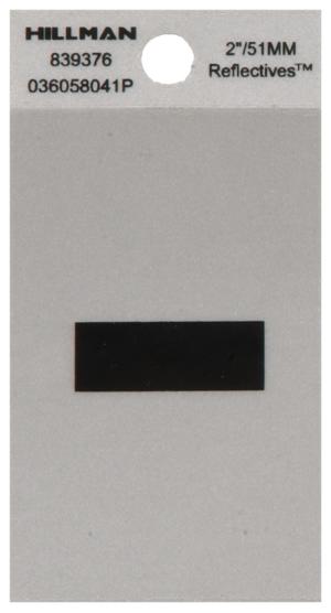 2 B/S REFLEC MYLAR (HYPH)