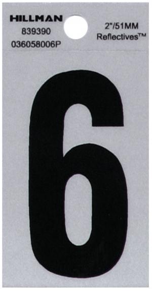 2 B/S REFLEC MYLAR #6