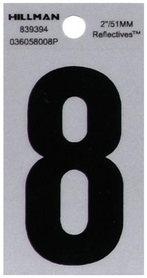 2 B/S REFLEC MYLAR #8