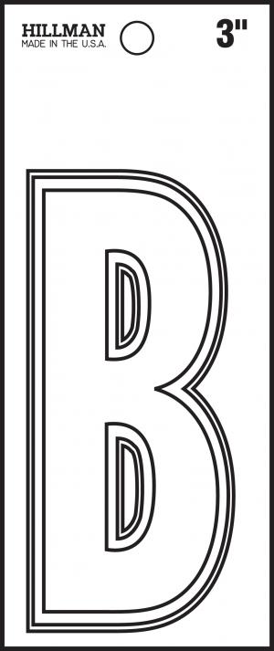 3 WHITE DIE CUT VINYL (B)