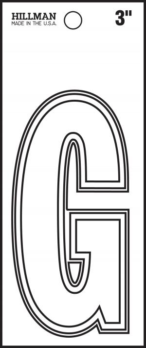3 WHITE DIE CUT VINYL (G)