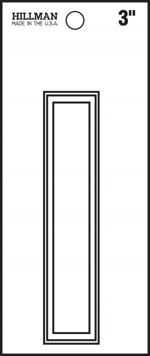3 WHITE DIE CUT VINYL (I)