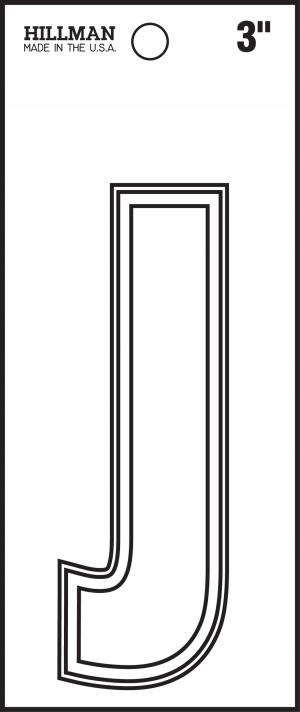 3 WHITE DIE CUT VINYL (J)