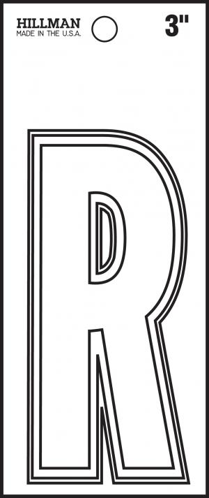3 WHITE DIE CUT VINYL (R)