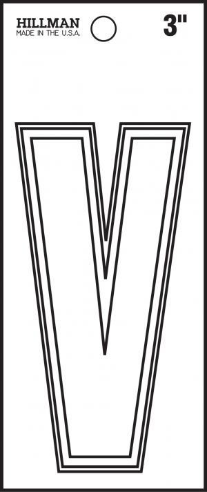 3 WHITE DIE CUT VINYL (V)