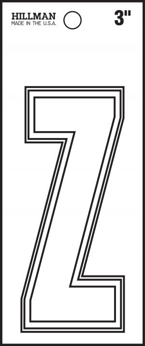 3 WHITE DIE CUT VINYL (Z)
