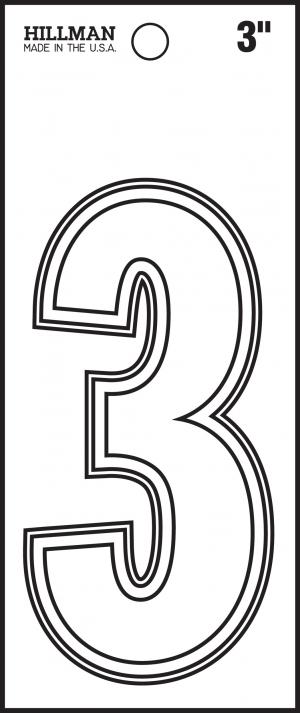 3 WHITE DIE CUT VINYL 3