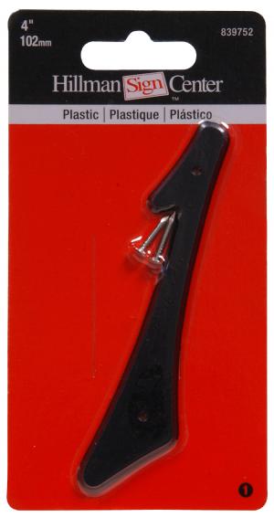 4 BLK PLASTIC NUMBER (1)