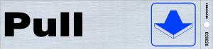 2X8 SIGN BLK/GOLD (PULL)
