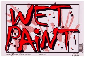 B/O 8X12 (WET PAINT)