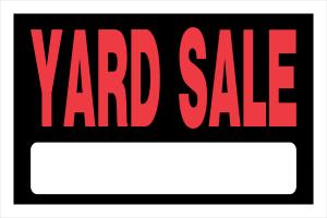 8X12 YARD SALE