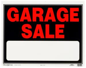 15X19 GARAGE SALE