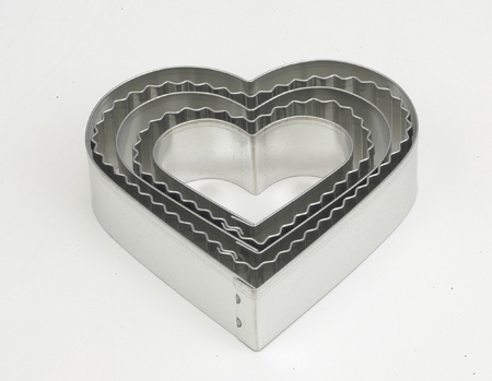 HIC Heart Cookie Cutter Set