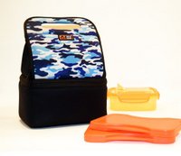 Lava Lunch Bag - Blue Camouflage