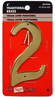 4 COMP BRASS NUMBER (2)