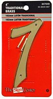 4 COMP BRASS NUMBER (7)