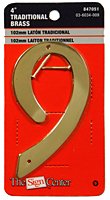 4 COMP BRASS NUMBER (9)