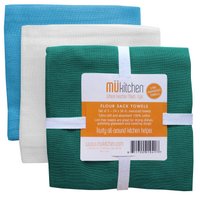 Peacock Flour Sack Towels s/3
