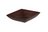 EVO Dark Brown Square Snack Dish