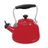 Red Vintage Enamel-On-Steel Kettle