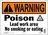 8X12 LEAD WARNING