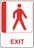 5X7 SYMBOL SIGN (EXIT UPC)