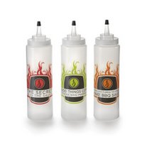 Sauce Squirt Bottles, 3 pk