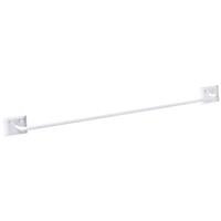 24" WHITE TOWEL BAR
