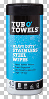 40CT Tub 'o Towels-Stainless Steel