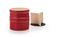 Red Oversized Tool Crock