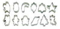 HIC Holiday Cookie Cutter Set