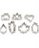 HIC Leaf Cookie Cutter Set