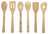 6 Pc Bamboo Utensil Set, Natural